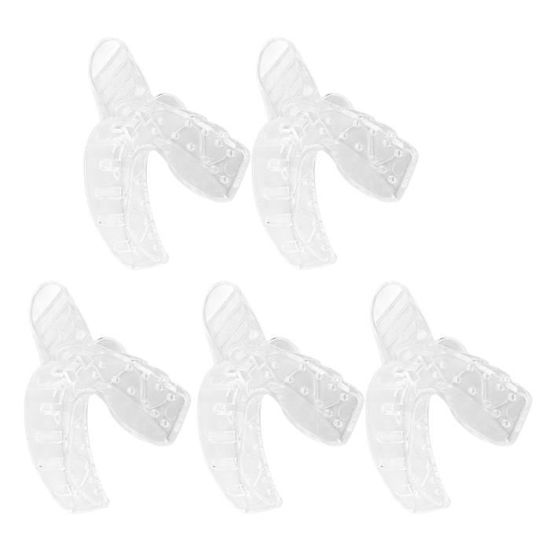 Plateaux à Empreintes Dentaires Perforés #8 (haut Droit / Bas Gauche) - Lot De 12, Autoclavables, Verts