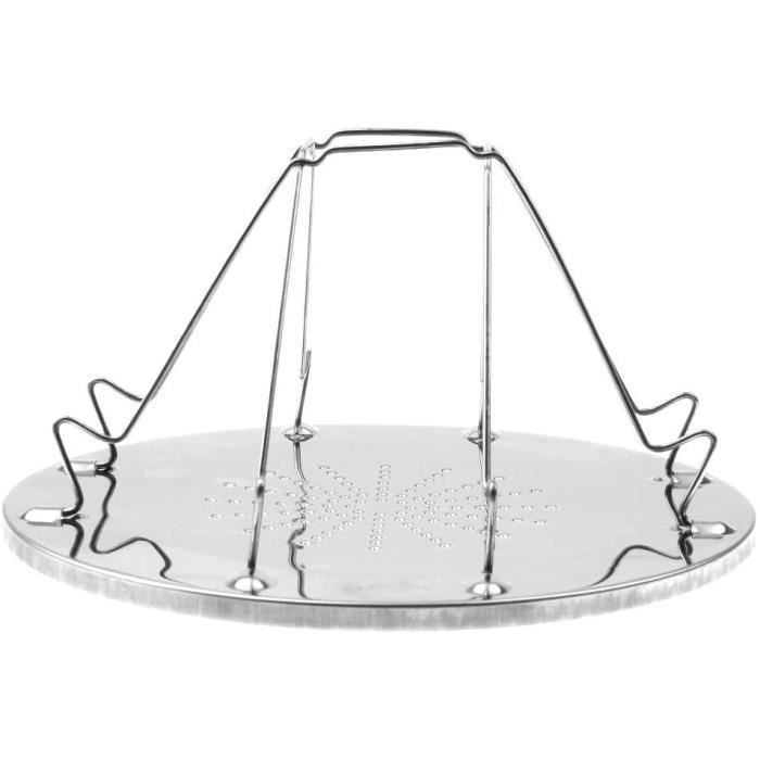 Support Grille-Pain Acier Inoxydable - Accessoire Pour Toaster Ou Friteuse Air