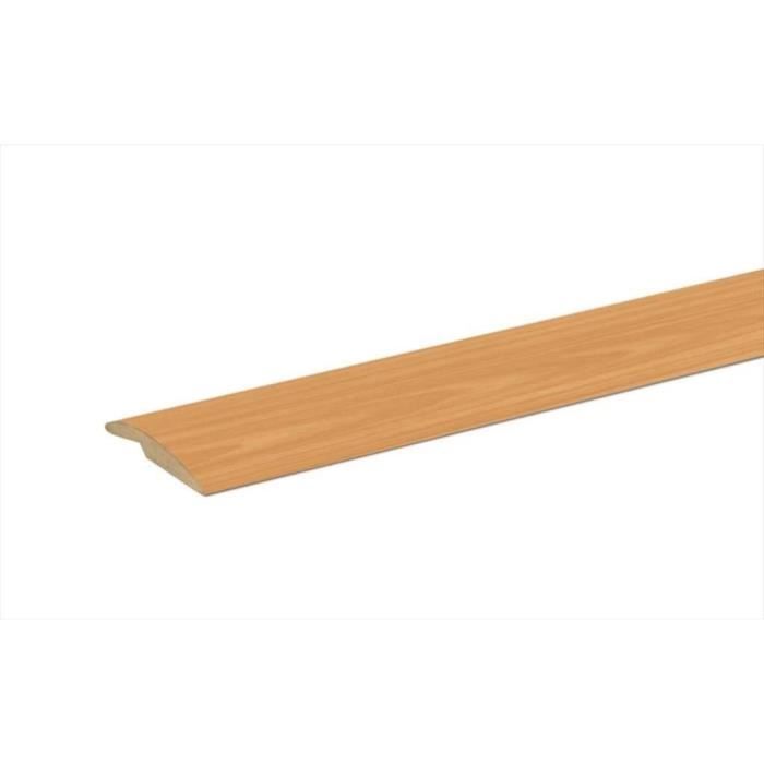 Barre de seuil effet bois, l.40 mm x L.83 cm décor hêtre