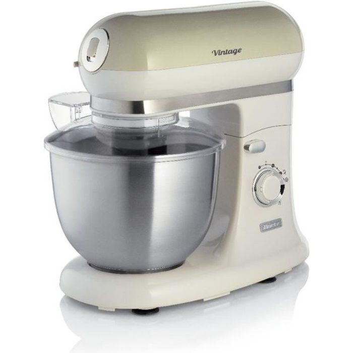 Ariete Mélangeur de cuisine Vintage 2400 W 5,5 L Beige