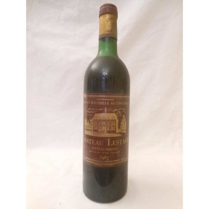haut-médoc château lestage cru bourgeois rouge 1982 - bordeaux france