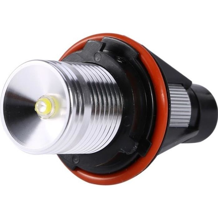 ZJCHAO Phare Angel Eyes 2 pièces 5W blanc LED ange yeux Halo anneau ampoules de lampe pour BMW E39 E60 E53 E63 E66 phare