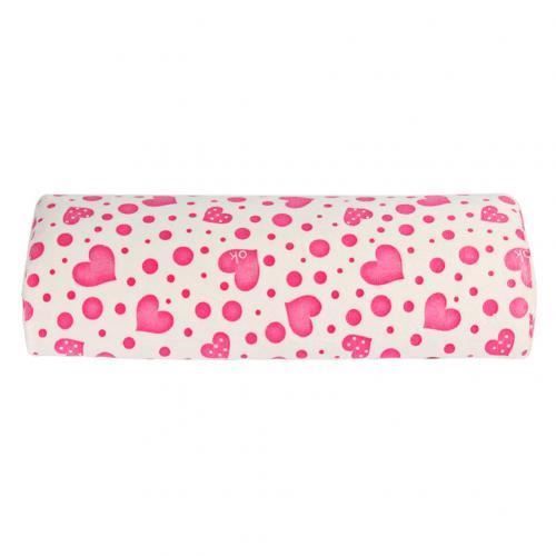 Maquillage,Repose mains doux et amovibles, motif de cœur, pour Nail Art, coussin de manucure, repose mains - Type Rose