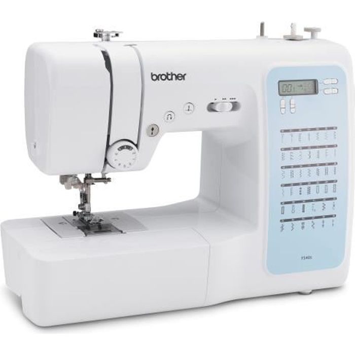BROTHER FS40s Machine à coudre électronique-40 points de couture-Système d'enfile-aiguille-Ecran LCD-Touches de 