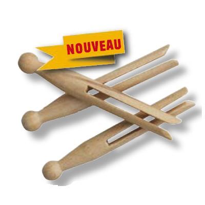 25 pinces a linge Onlywood