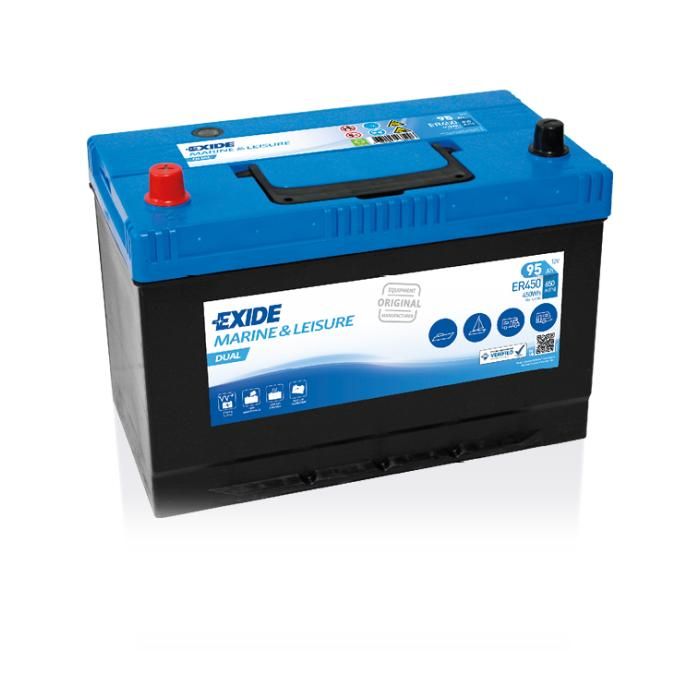 Batterie marine DUAL 95 Ah EXIDE