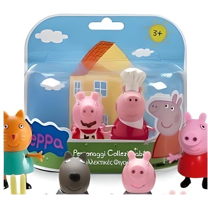 Peppa Pig, 2 Personnages, différents modèles disponibles, jouet pour enfants dès ans, 4905