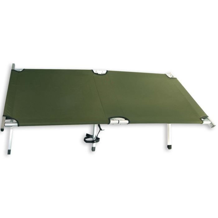 Lit de camp alu Type US - Vert