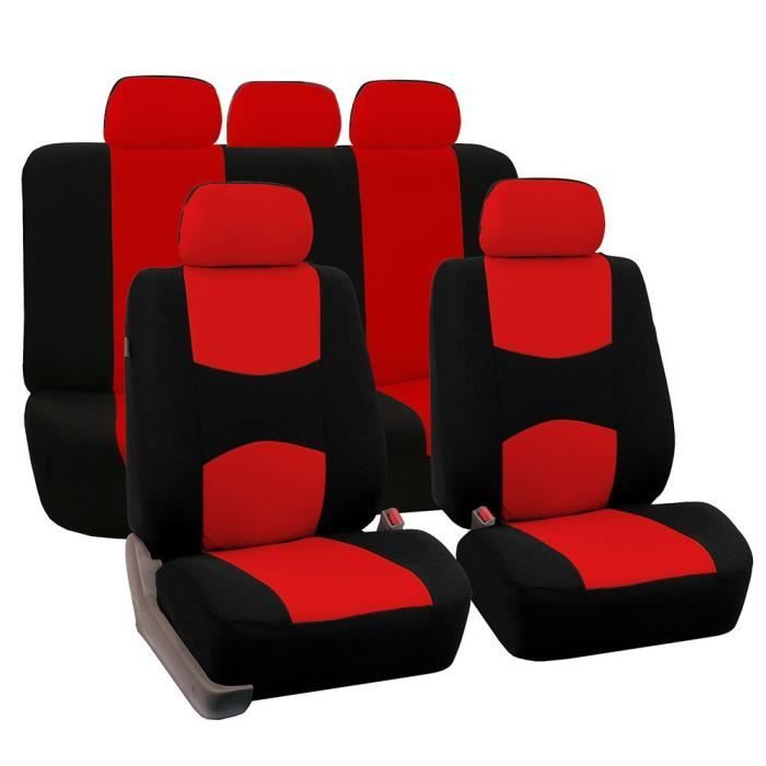 Housse de siège voiture universelle housses pour siège Rouge