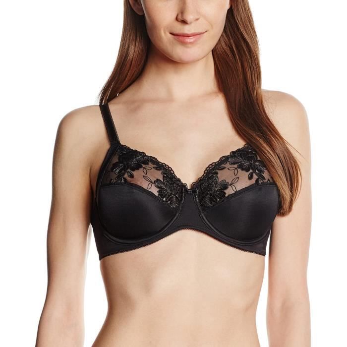 Triumph Femmes Moderne Bouquet W Soutien-Gorge, Noir, 34C UK
