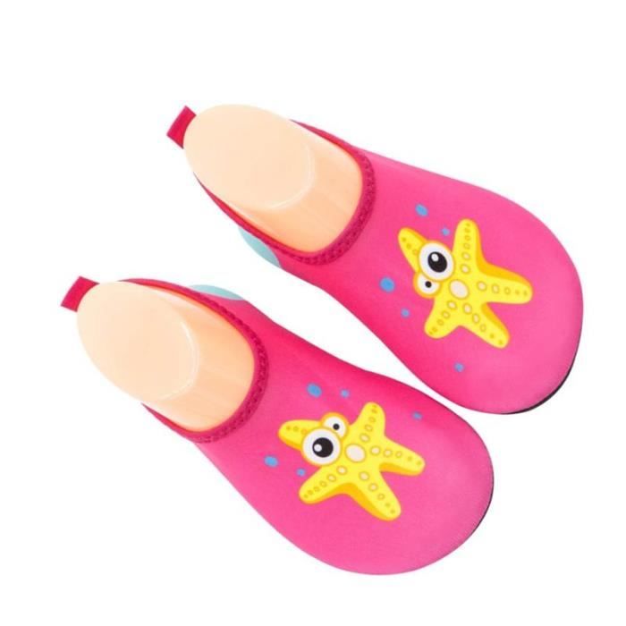 Girls Sea Star Series Non-Slip Swim Water Shoes Infant Pool Beach Barefoot CHAUSSURES DE RUNNING - CHAUSSURES D'ATHLETISME