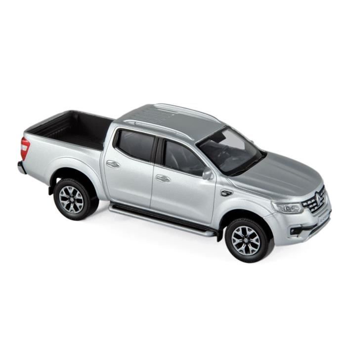 Miniatures montées - Renault Alaskan Pick up argent 2017 1/43 Norev