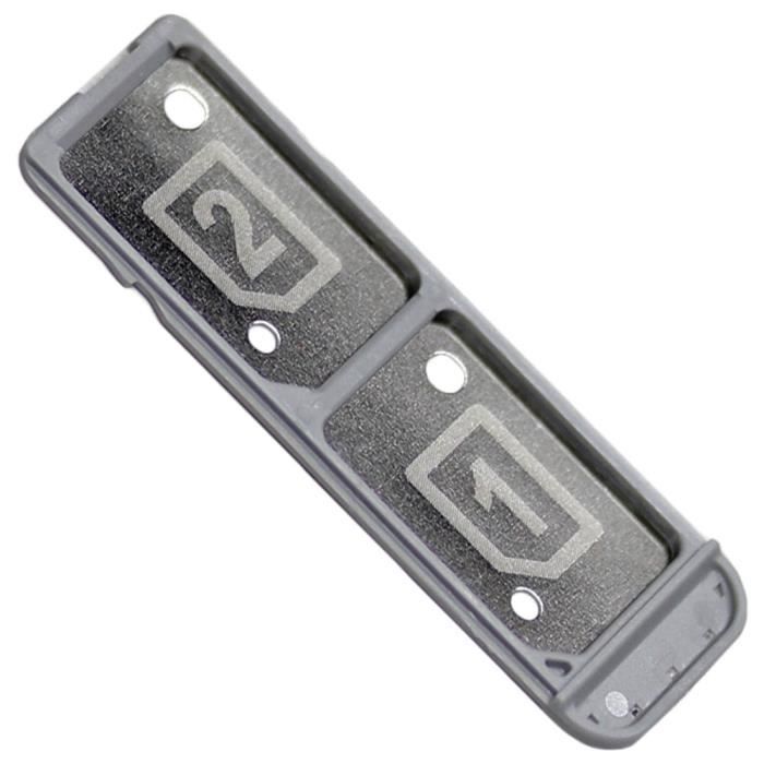Sony Xperia XA (F3112, F3116) Tiroir Carte Dual Nano SIM, Piece de Remplacement Original