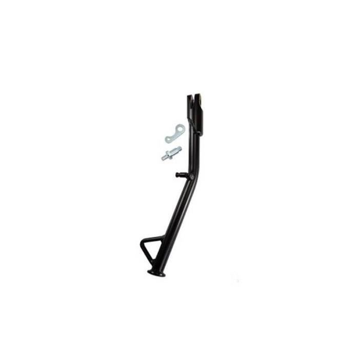 BEQUILLE MOTO TEKNIX LATERALE ADAPTABLE RIEJU 50 MRT/MARATHON/TANGO (AVEC AXE ET PLAQUETTE)