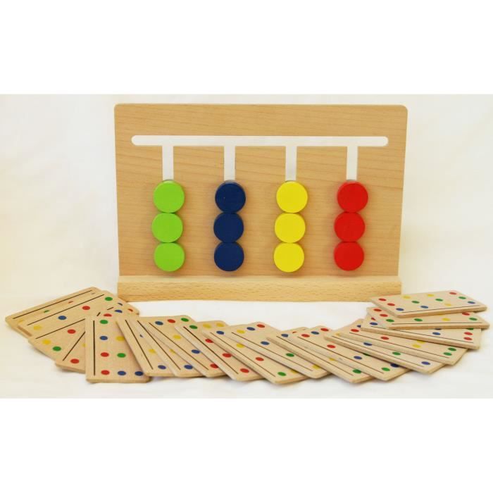 Toys of Wood Oxford Jeu en bois de correspondance de couleurs