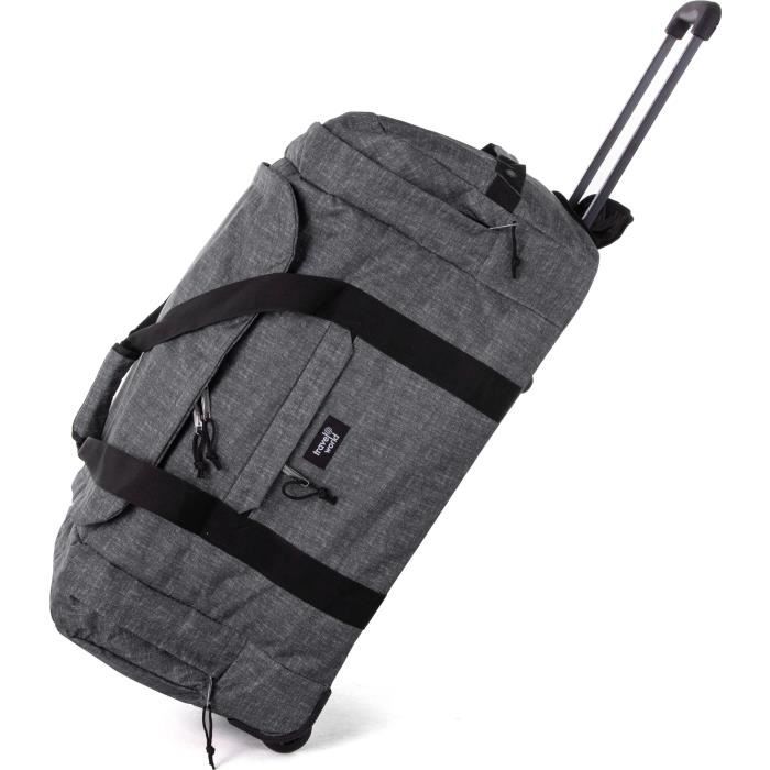 TRAVEL WORLD Sac à Roulettes 72 Cm Couleur Noir