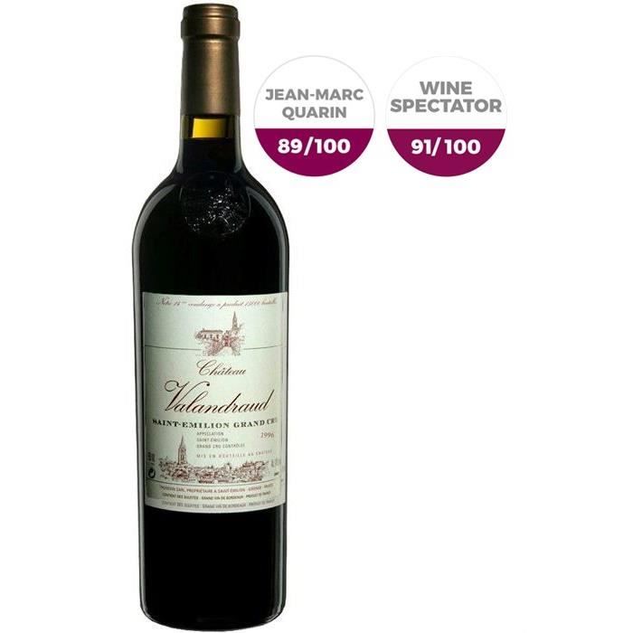 Château Valandraud 1996 Saint Emilion Grand Cru - Vin rouge de Bordeaux