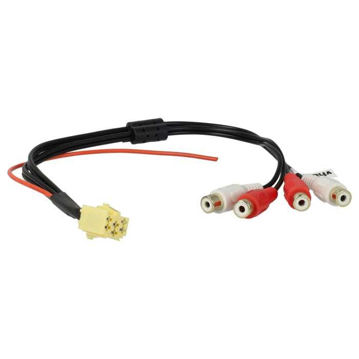 vhbw Adaptateur autoradio ISO compatible avec Audi A3, A4, A6, A8, TT, A2, Chorus I, Concert I, II, Navi Plus, Symphony