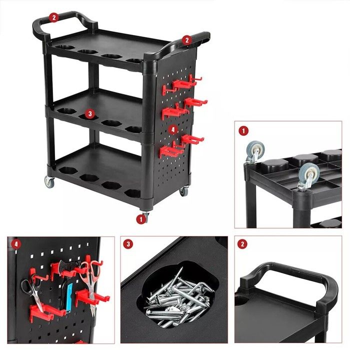 Superbe Chariot à Outils Pour Vélo Super B - Valise D'atelier Aluminium