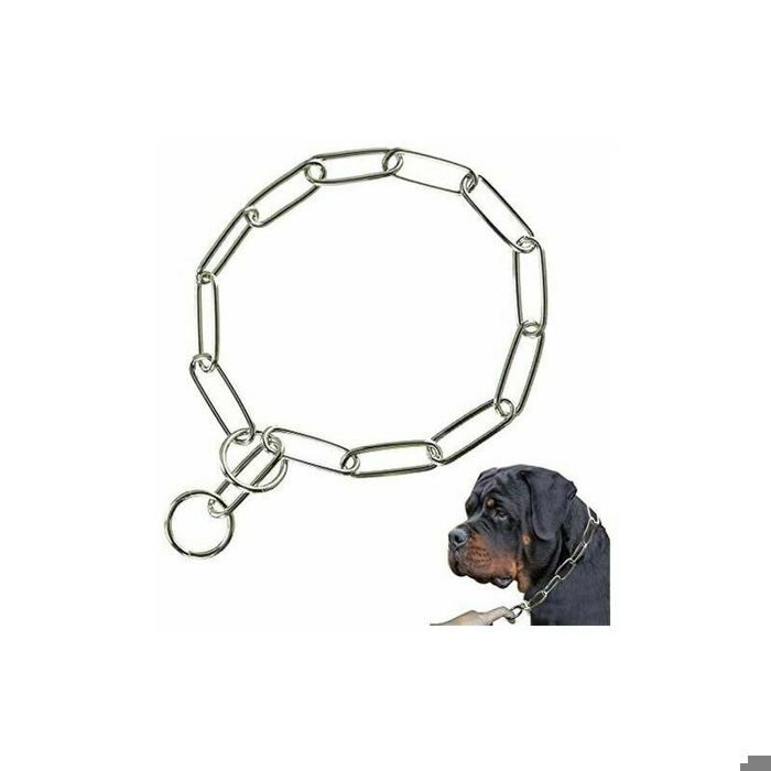 Comparer les prix de Colliers trangls Collier de Dressage pour Chien Colliers Classiques Rglable en Acier Solide Chane Collier en Chane Grosses PZCC