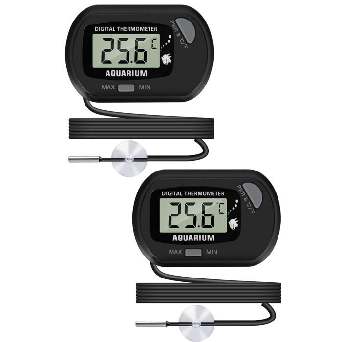 Meilleurs prix pour Thermomètre LCD Numérique - HANDEIU - 2PCS - Étanche - Haute Précision - Filaire