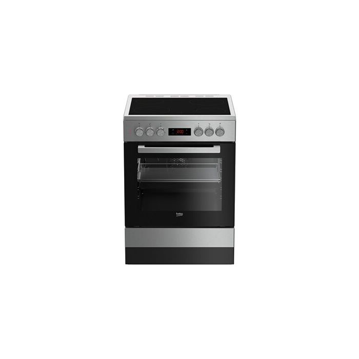 Cuisinière vitrocéramique Beko FSE67300XCS Inox
