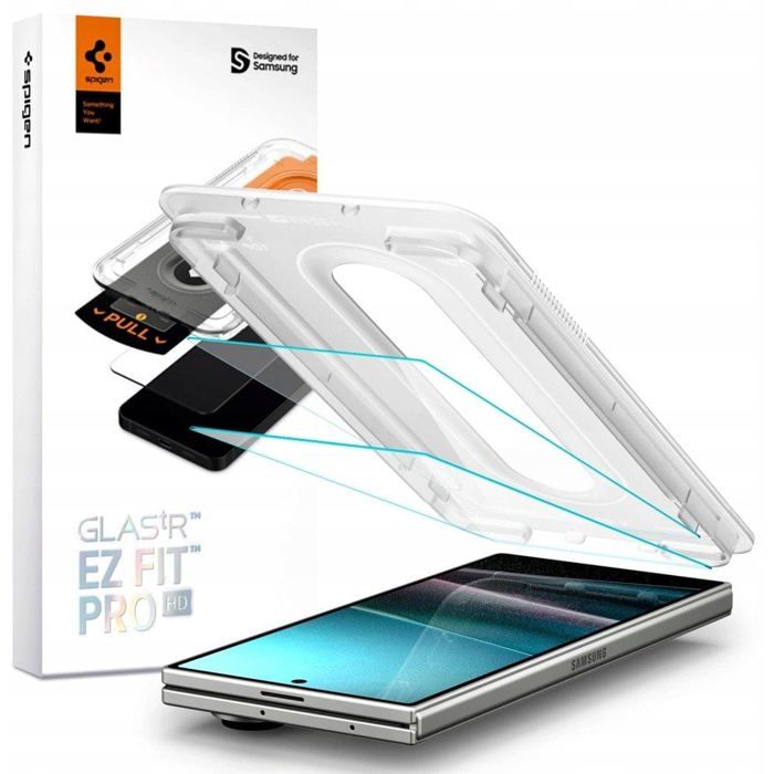 Spigen Glaster EZ Fit HD Screen Protector for Samsung Galaxy Z Fold 7 8.0 2 Pack - AGL09579