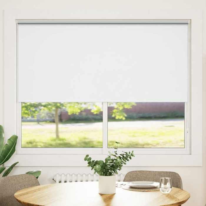Store occultant - vidaXL - 160 x 175 cm - Blanc - Thermoplastique argenté