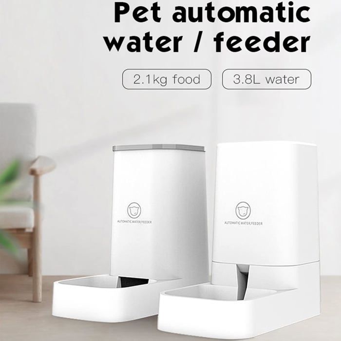 Distributeur Automatique  - 2 Unités - 38 L - Sans BPA - Pour Chats et Chiens