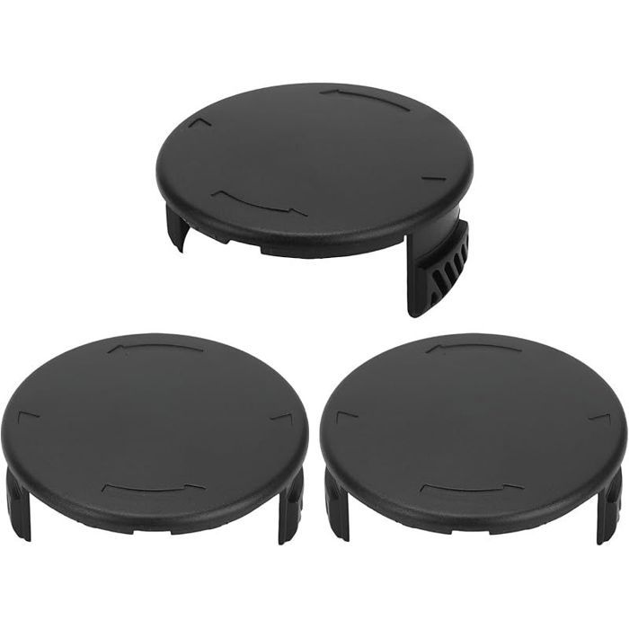 Lot de 3 couvercles de bobine compatibles avec les coupe-bordures électriques Parkside LIDL PRT 550 A1 A2 A3 A5 PRTA 20-Li B2