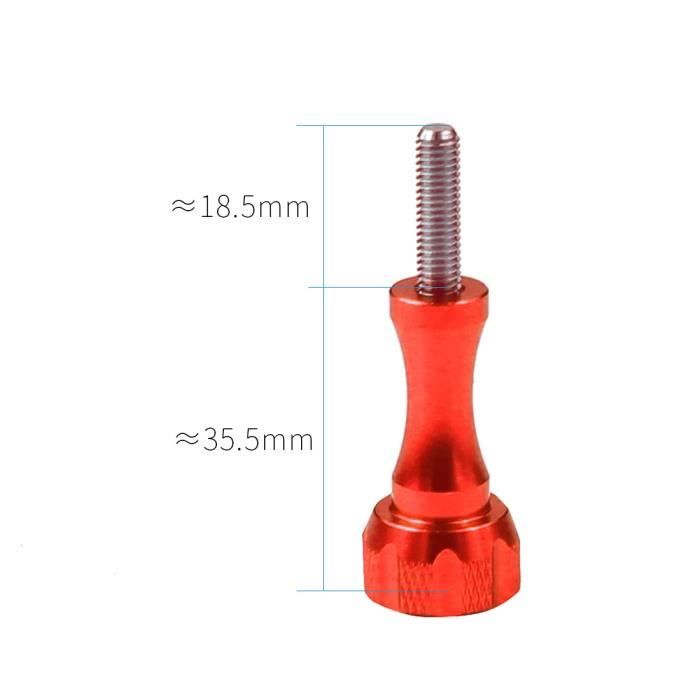 Adaptateur Trépied Goliton Pour GoPro Hero4/3+/3/2/1 - Vis 1/4" Standard, Noir, Permet De Fixer La GoPro Sur N'importe Quel Trépied - 11