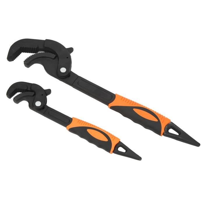 Set De 4 Clés Réglables Auto-bloquantes SPEEDWOX - 6, 8, 10, 12 Pouces, Dents 3 Côtés, Pour Tuyaux Et écrous