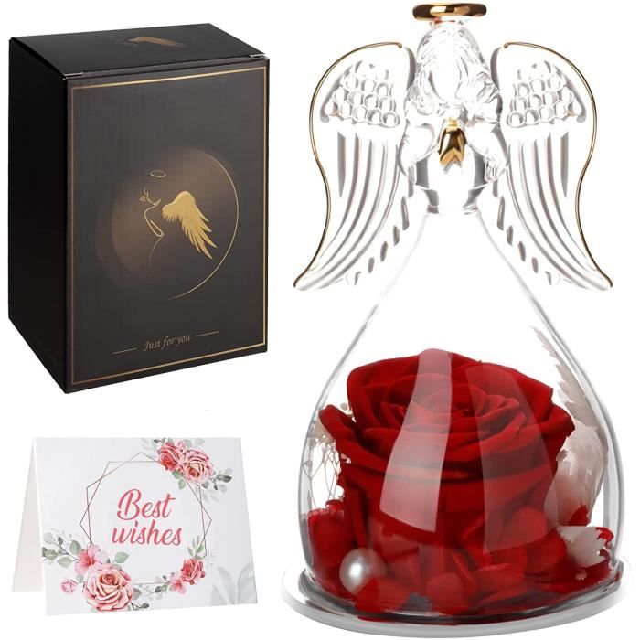 Rouge Ange éternel Rose Cadeau Saint Valentin, Cadeau Saint