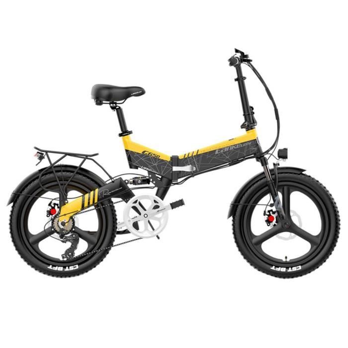 Vélo Électrique Pliable URLIFE F1L - Moteur 250W, Batterie 48V7.5Ah Amovible, Autonomie 40-60km, Suspension Triple - Pour Adulte Et Trajets Urbains