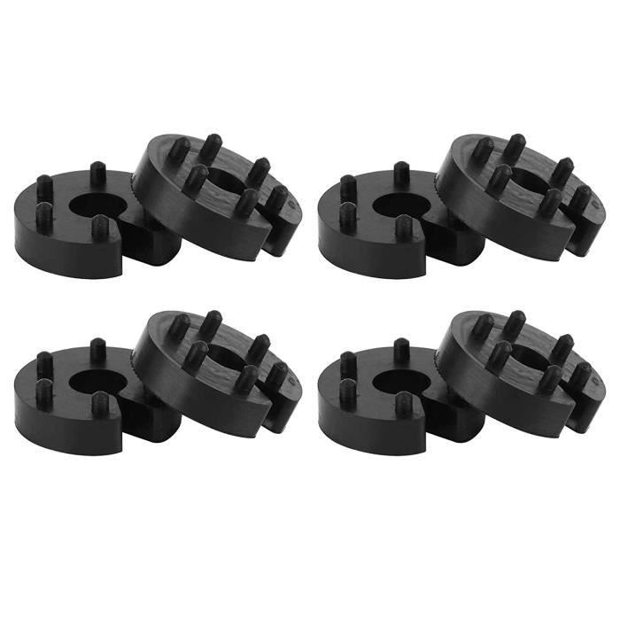 Lot De 8 Limiteurs De Débattement Universels 13 Mm - Pour Amortisseurs Voiture, 6 Positions Réglables - Installation Facile Sans Démontage - Évite Les Contacts Roue/carrosserie