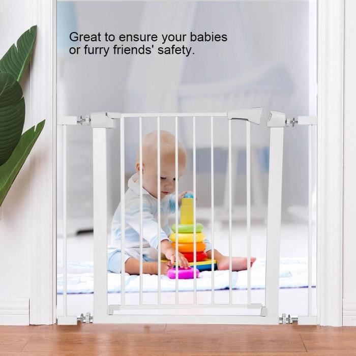 Barriere De Securite Pour Bebe Animaux Chien Chat Porte De Securite Pour Bebe Animaux Chien Pour Porte Coulissante De75a96 Cm Cdiscount Puericulture Eveil Bebe