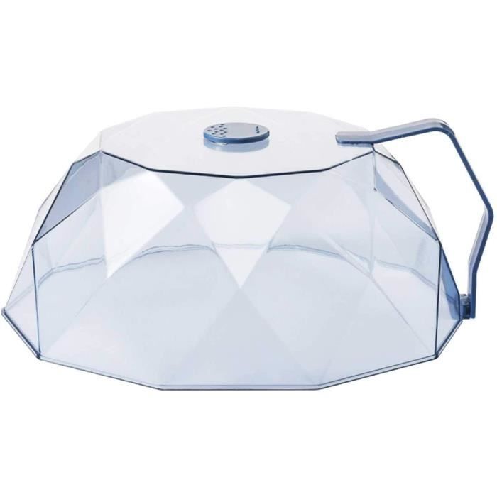 Couvercle Micro-Ondes 3 Pièces Hayaww - Cloche Anti-Éclaboussures 20cm PP Silicone Universelle