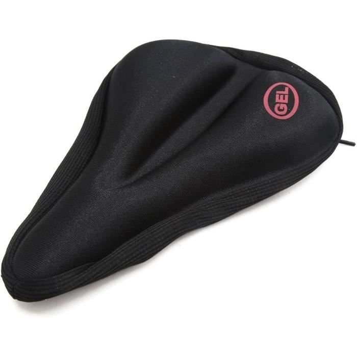 Noir Anti Gel Coussin assise souple Couvre-selle Pad pour vélo de vélo