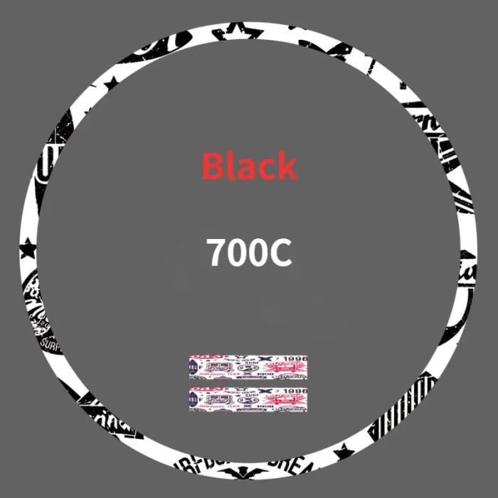 Autocollants Pour Roue De Vélo BUSEB FFWD F6R – PVC 3M Imperméable, Anti-UV, épaisseur 0,12 Mm, Kit Décoratif