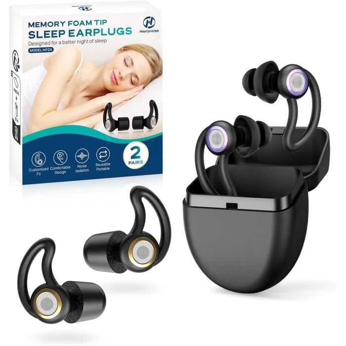 14 Paires Bouchon Oreille,Bouchons D'oreille En Silicone