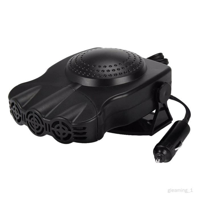 Chauffage 12V Voiture - Dégivreur Pare-brise 2 En 1 Avec Ventilateur - Appareil Portable Pour Camion, Camping-car, Auto - 8