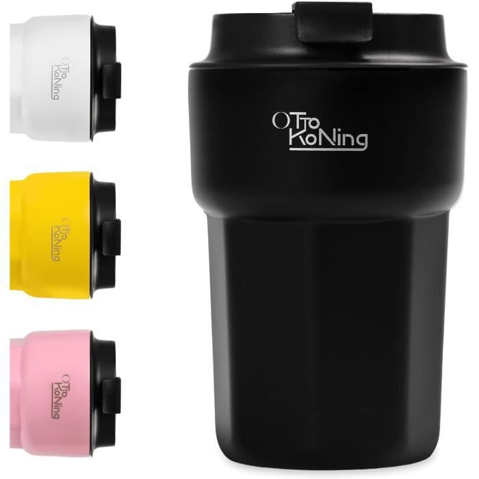 mug isotherme 350ml, thermos avec couvercle étanche, tasses à café réutilisables pour le voyage, en acier inoxydable pour l'[n42]