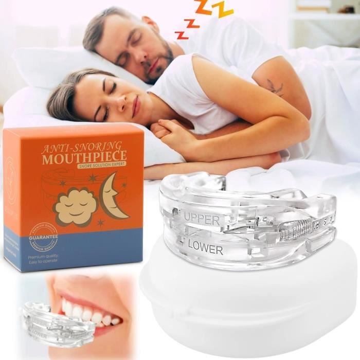 Gouttière Anti-ronflements Réglable - Aide à Mieux Dormir Et Réduit Le Bruxisme - En Silicone Souple