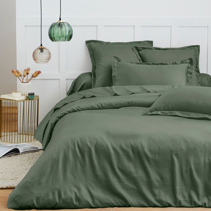Housse de couette 260 x 240 cm Prémium pour lit 2 places King Size - Prémium Romarin Housse de couette 260 x 240 cm Prémium pour lit 2 places King Size - Prémium Romarin