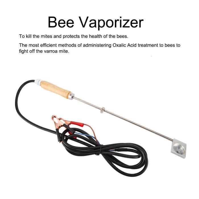 Atyhao Vaporisateur dabeilles Acide oxalique Varroa Acariens Traitement Chauffage Évaporateur Apiculture Outil de stérilisation 