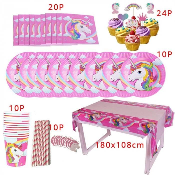 Version Mix Set 2 Fete D Anniversaire Jetable Vaisselle Kits