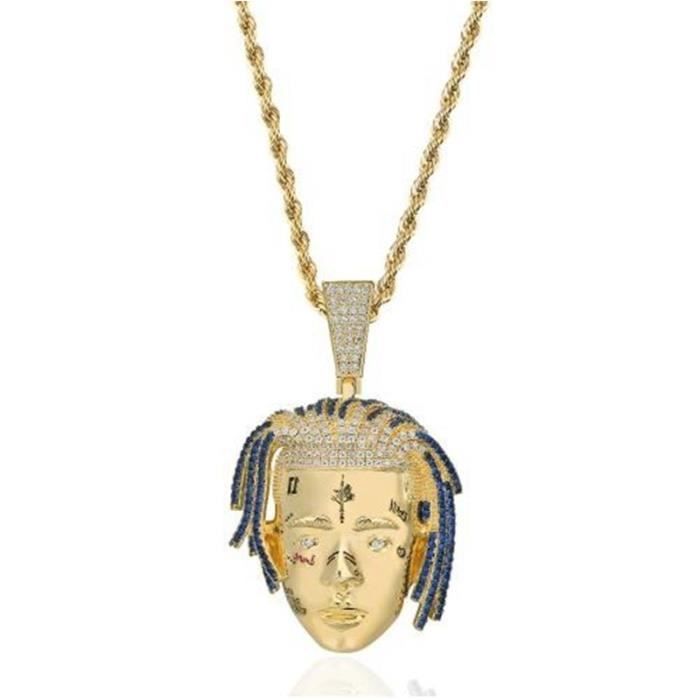 Collier homme rappeur Outlet