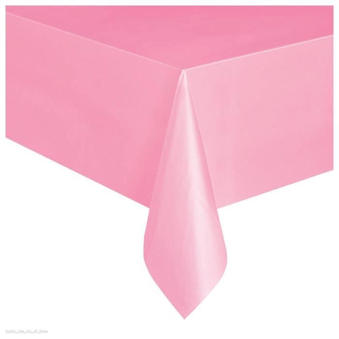 Nappe D Anniversaire Couleur Unie Nappe Jetable Rose Mo 32