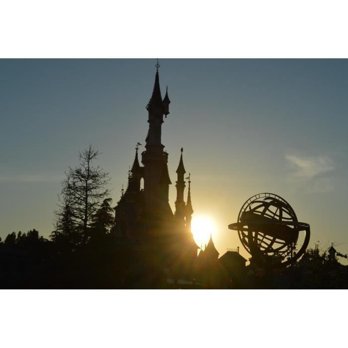Coucher De Soleil Disneyland Paris 105 X 80 Cm Achat