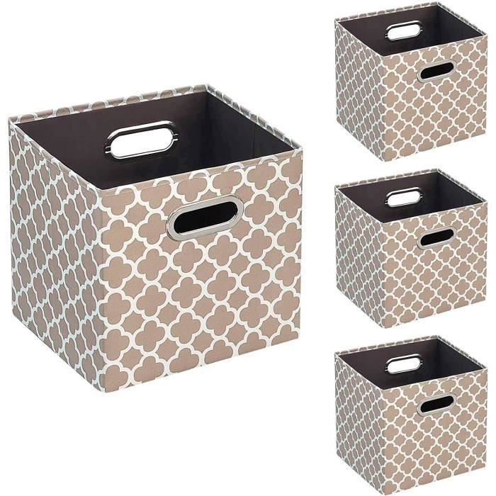 Boîtes de Rangement Tissu-Oxford, Cube de Rangement Tissu, Pack de